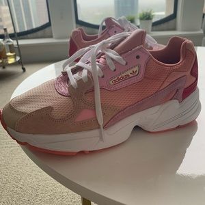 Adidas Falcon Sneaker in ‘Coral/True Pink’ [NWT]